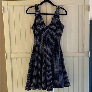 Black and white dress